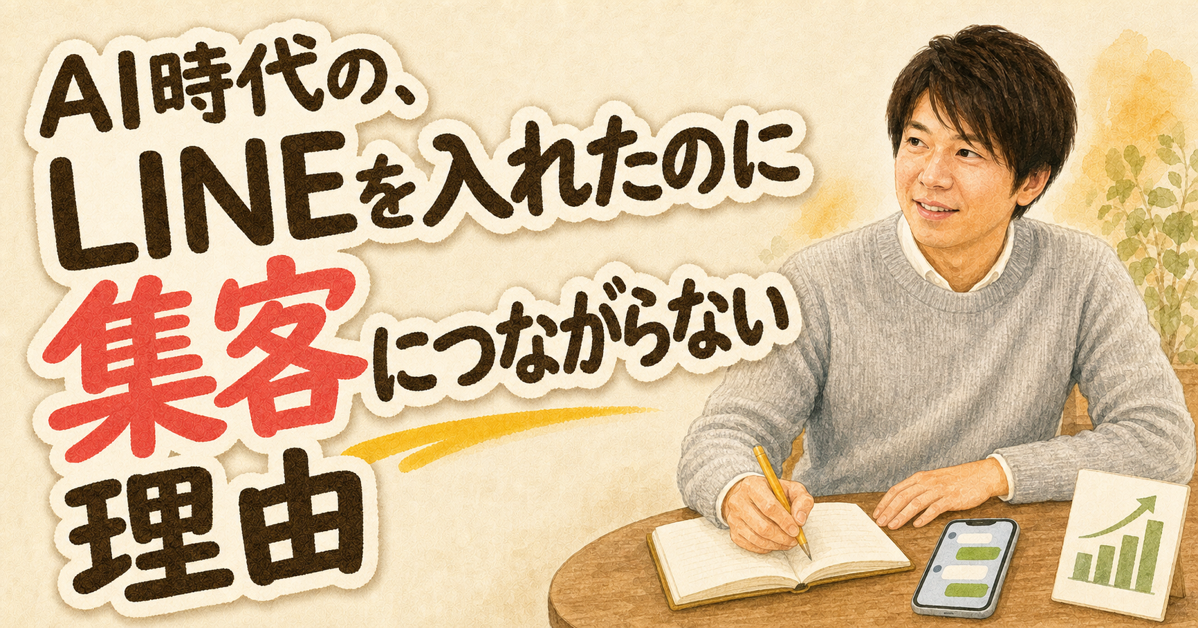 AI時代の、LINEを入れたのに集客につながらない理由